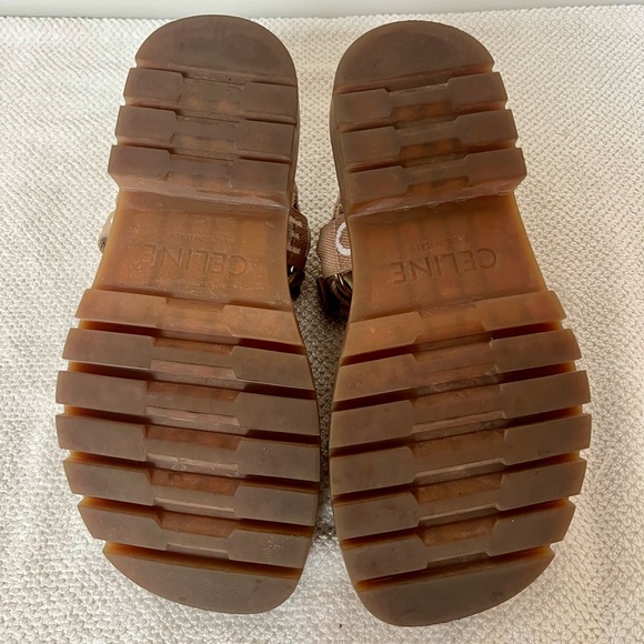 CELINE Leo strappy chunky sandals EU38 / US7.5 - Picture 3 of 9
